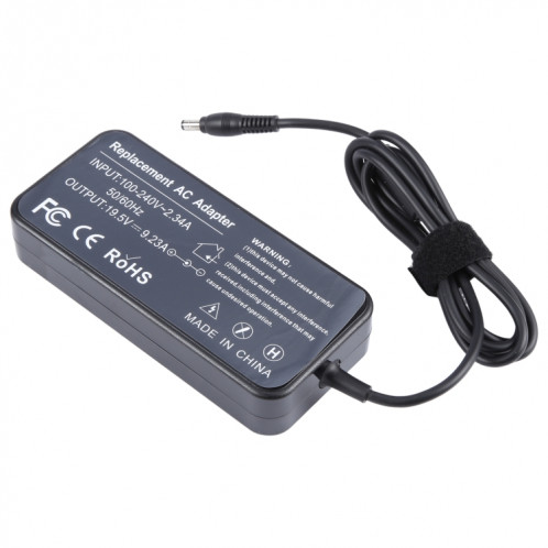 Adaptateur secteur pour ordinateur portable 180 W 19,5 V 9,23 A pour Asus 5,5 x 2,5 mm, prise : prise britannique SH9003174-08